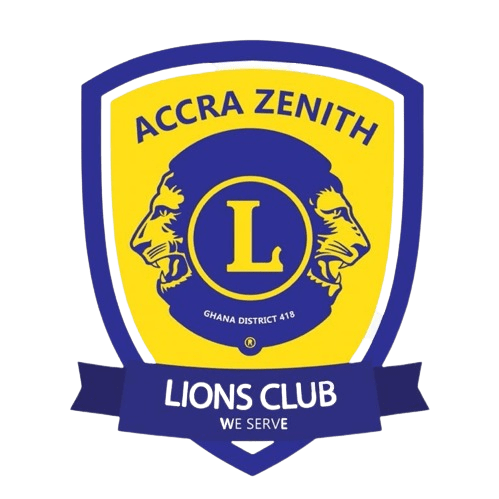 Accra Zenith Lions Club logo